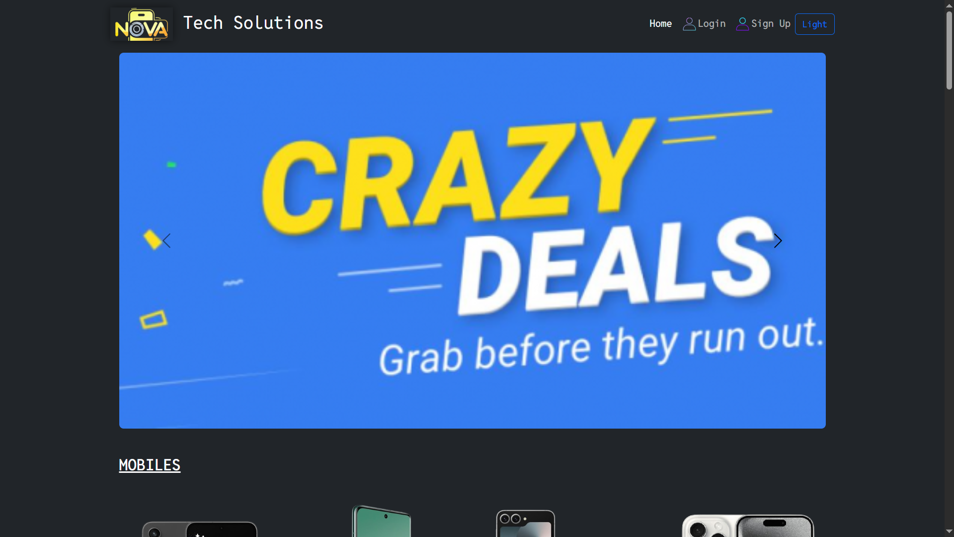 E-commerce Page Preview